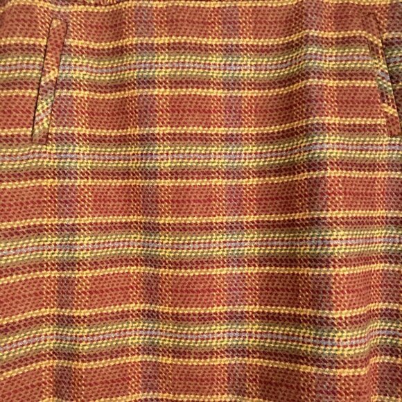NWT Talbots Wool Blend Striped Warm Winter Fall Skirt 12P - Picture 3 of 7